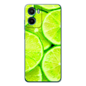 Чохол з зображенням смачної їжі для Motorola Moto E15 – Лайм