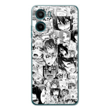 Анимешный чехол для Motorola Moto E15 (Ahegao manga)