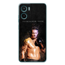 Чохол з картинкою Олександр Усик для Motorola Moto E15 – Чемпіон Усик
