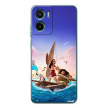 Чехол с мультфильмом Моана Motorola Moto E15 (Моана и Мауи)