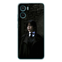 Чехол с дизайном Венздей 2 на Motorola Moto E15 – Уэнсдей в костюме