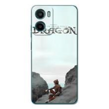 Чехол как приручить дракона на Motorola Moto E15 – Дракон лого