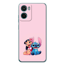 Чехол с принтом Стич на Motorola Moto E15 (Лило и Стич)