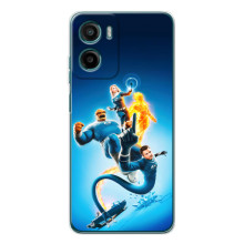 Чохол з принтом Фантастична четвірка для Motorola Moto E15 – Фантастична 4-ка