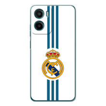 ФК Реал Мадрид чехлы для Motorola Moto E15 (AlphaPrint) (Реал Мадрид на белом)