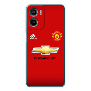 Силиконовые Чехлы принт Футбол на Motorola Moto E15 – Man United