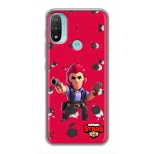 Бампер (ТПУ) з принтом Brawl Stars на Моторола Мото е20 (Кольт на червоному)