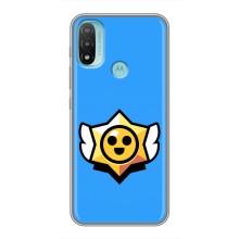 Бампер (ТПУ) з принтом Brawl Stars на Моторола Мото е20 (Значок)