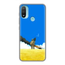 Чехлы на военную тематику для Motorola MOTO E20 – Попадание