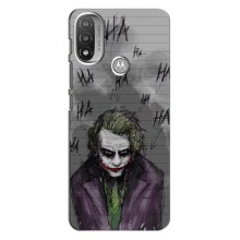 Чехлы с картинкой Джокера на Motorola Moto E20 – Joker клоун