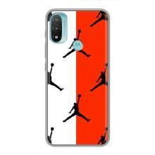 Чохли для Motorola MOTO E20 - з картинкою JORDAN (AlphaPrint) (Лого Джордан)