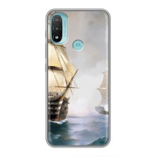 Чехол для смартфона Motorola MOTO E20 Художественное Искусство – Картина Корабли