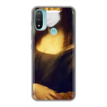 Чехол для смартфона Motorola MOTO E20 Художественное Искусство – Монна Лиза в маске