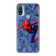 Силіконовий Чохол для Motorola MOTO E20 (Людина павук)