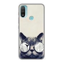 Чохол на тематику: Коти для Motorola MOTO E20 (Модний кіт)