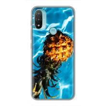 Чохол з зображенням смачної їжі для Motorola MOTO E20 (Ананас)