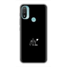 Чохол з картинками на чорному фоні для Motorola MOTO E20 (Книжки)