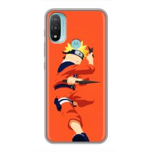 Чохли з принтом НАРУТО на Motorola MOTO E20 (Силует Наруто)