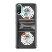 Чохол з Прикольним Принтом на Motorola MOTO E20 (Касета магнітофону)