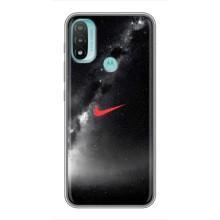 Чохол для Motorola MOTO E20 - з принтом Найк (AlphaPrint) (Найк червоний)