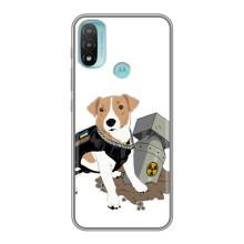 Чохол з принтом Песика Патрон для Motorola MOTO E20 (Пес Патрон з ракетою)