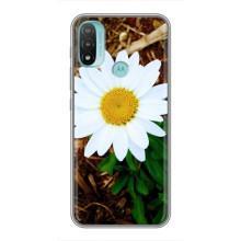 Чохол з ромашками на Motorola MOTO E20 (Біла ромашка)