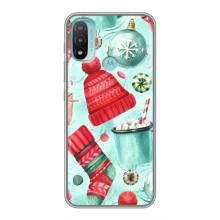Чохол Санта Клаус для Motorola MOTO E20 (Одяг)