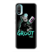 Чохол Супергерої Марвел на Моторола Мото е20 (Groot)