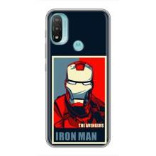 Чохол Супергерой Залізна Людина на Motorola MOTO E20 (Art Iron man)