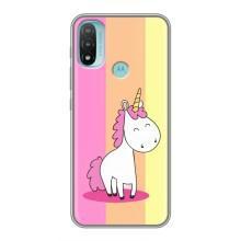Чохол Unicorn на Motorola MOTO E20 (Яскравий Єдинорог)