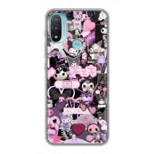 Чохол з кроликом Куромі на Motorola MOTO E20 – Колаж Куромі