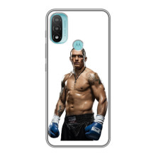 Чехол с картинкой Александр Усик для Motorola MOTO E20 – Усик на белом