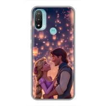 Чехол Рапунцель для Motorola MOTO E20 (Принцесса и принц)