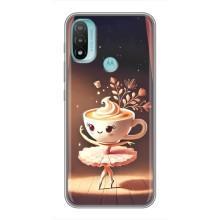 Чехол с мемом Тралалело тралала на Motorola MOTO E20 – Балерина капучина