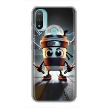 Чехол с мемом Тралалело тралала на Motorola MOTO E20 – Капучино асасино