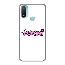 Чехол с персонажем Куроми на Motorola MOTO E20 – Лого Куроми