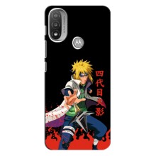 Купить Чехлы на телефон с принтом Anime для Моторола Мото е20 (Минато)