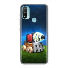 Силіконовий Чохол (атрибутика Клеш Роял) для Motorola MOTO E20 (Гармата)