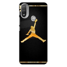 Силиконовый Чехол Nike Air Jordan на Моторола Мото е20 (Джордан 23)