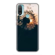 Силіконовий Чохол з кульбабками на Motorola MOTO E20 (Гарна кульбабка)