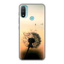 Силіконовий Чохол з кульбабками на Motorola MOTO E20 (Роздмухана кульбабка)