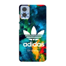 Чохли Адидас для Motorola MOTO E22 (AlphaPrint) (Яскравий Адідас)