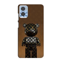 Чехлы для Motorola MOTO E22 - Bearbrick Louis Vuitton (PREMIUMPrint)