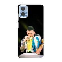 Чохли для Motorola MOTO E22 (Leo чемпіон) (AlphaPrint) (Кубок Мессі)