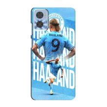 Чехлы с принтом для Motorola MOTO E22 Футболист – Erling Haaland