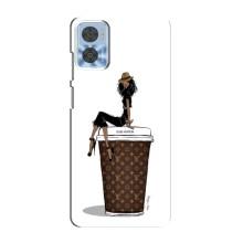 Чохли Луі Вітон для Motorola MOTO E22 (AlphaPrint - LOUIS VUITTON) (кава LOUIS VUITTON)