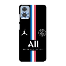 Чохли PSG для Motorola MOTO E22 (AlphaPrint) (футболка ПСЖ)