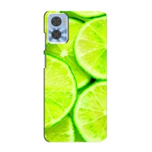 Чохли з фруктами для Motorola MOTO E22 (VPrint) (Лайм)