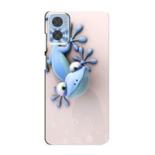 Чохли з зображенням різних тварин на Motorola MOTO E22 (Геккон)