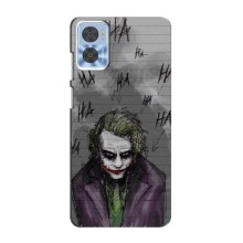 Чехлы с картинкой Джокера на Motorola MOTO E22 – Joker клоун